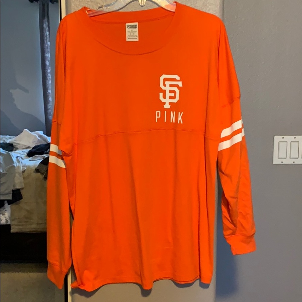 Sf pink crew neck